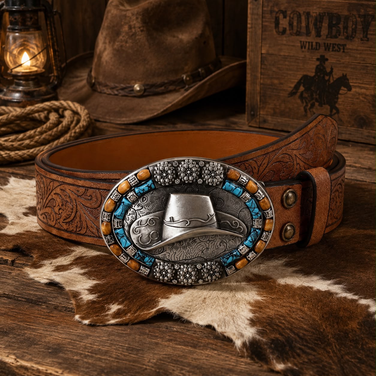 Cowgirl Buckle Belt