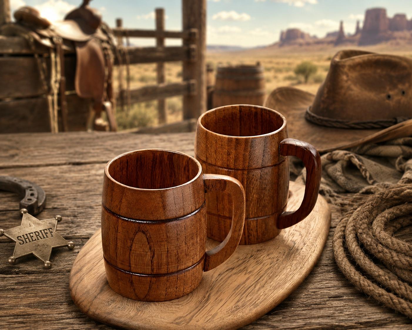 Wooden cups